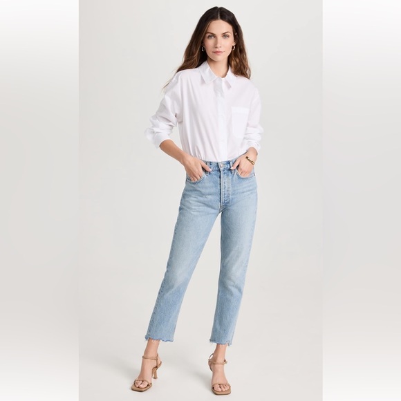 AGOLDE RILEY HIGH RISE STRAIGHT CROP SIZE 25 - Picture 3 of 8